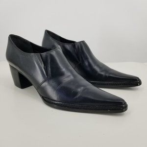 Harley Davidson Nora Black Oxford Pointed Toe Shoes Size 11